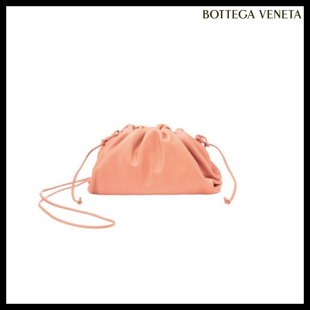 【BOTTEGA VENETA】Mini Pouch Peach