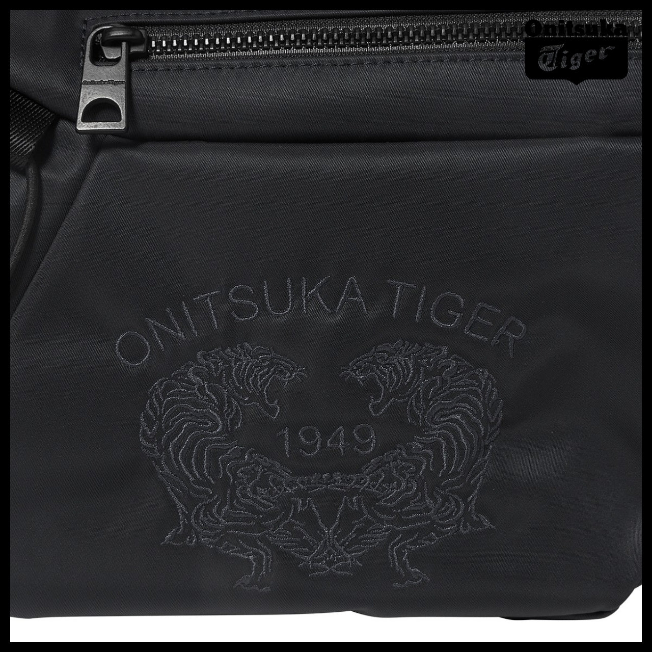 【ONITSUKA TIGER】TIGER POCKET MESSENGER BAG BLACK