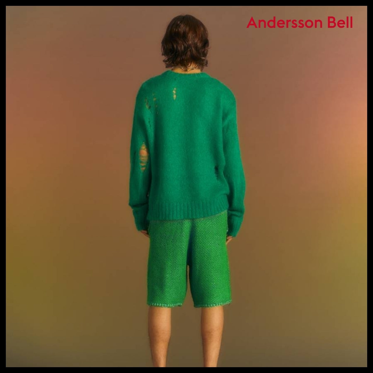 【ANDERSSON BELL】ADSB Kid Mohair Crew-Neck Sweater 3Colors