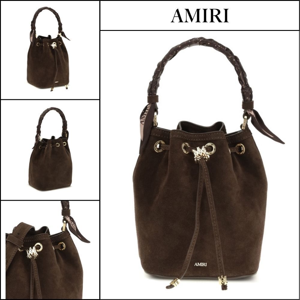 【AMIRI】Brown Bucket Bag