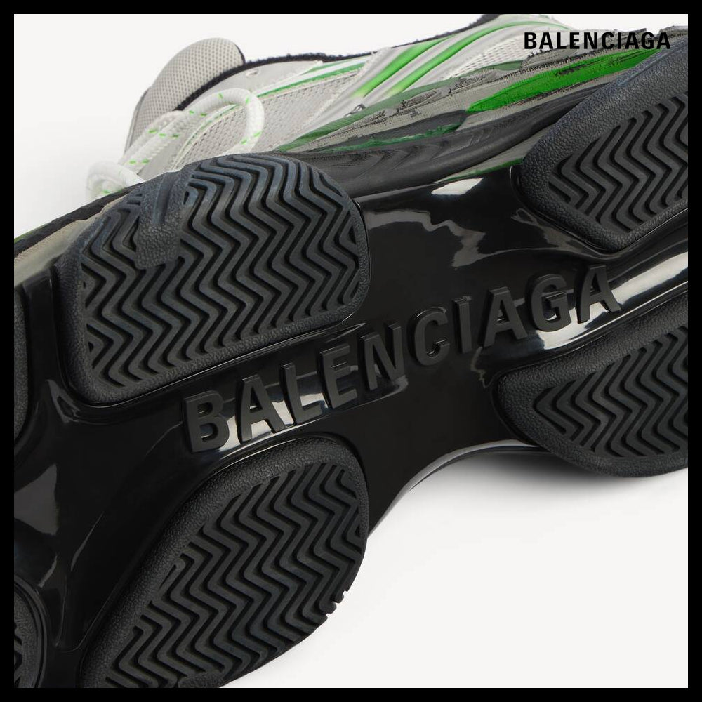 【BALENCIAGA】Triple S2 Sneakers Grey Green
