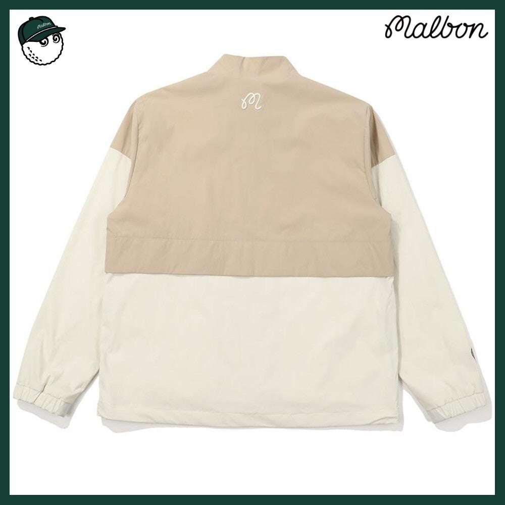 【MALBON GOLF】 COLOR BLOCK JACKET MAN 4COLORS