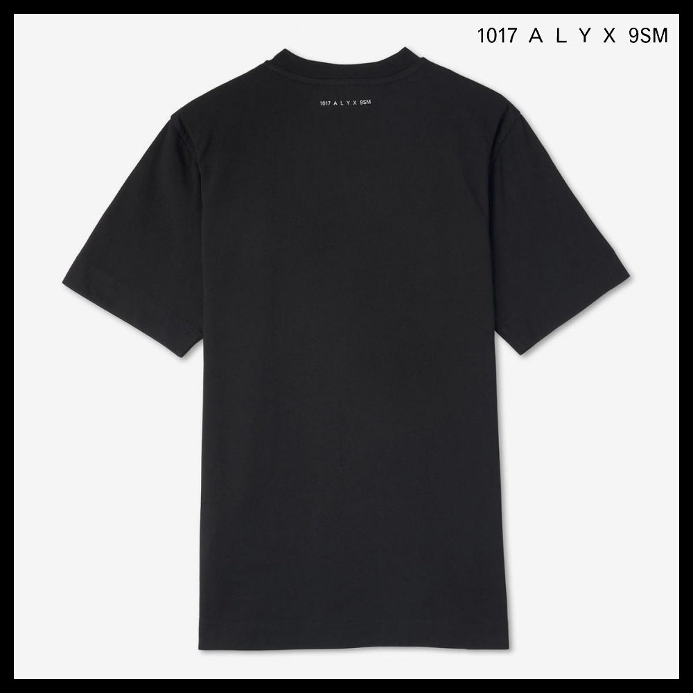 【ALYX】ロゴグラフィック プリント 半袖Tシャツ ブラック