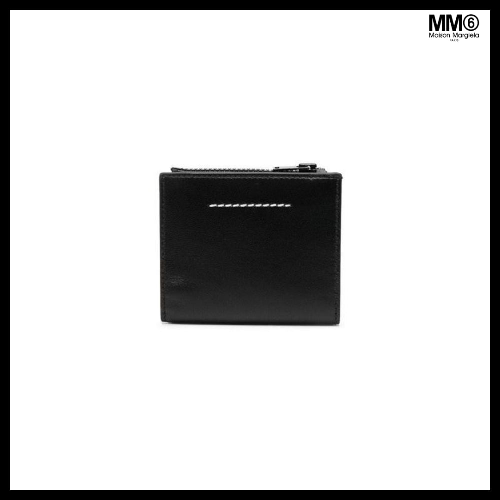 【MM6 MAISON MARGIELA】MM6 Logo Zip Wallet