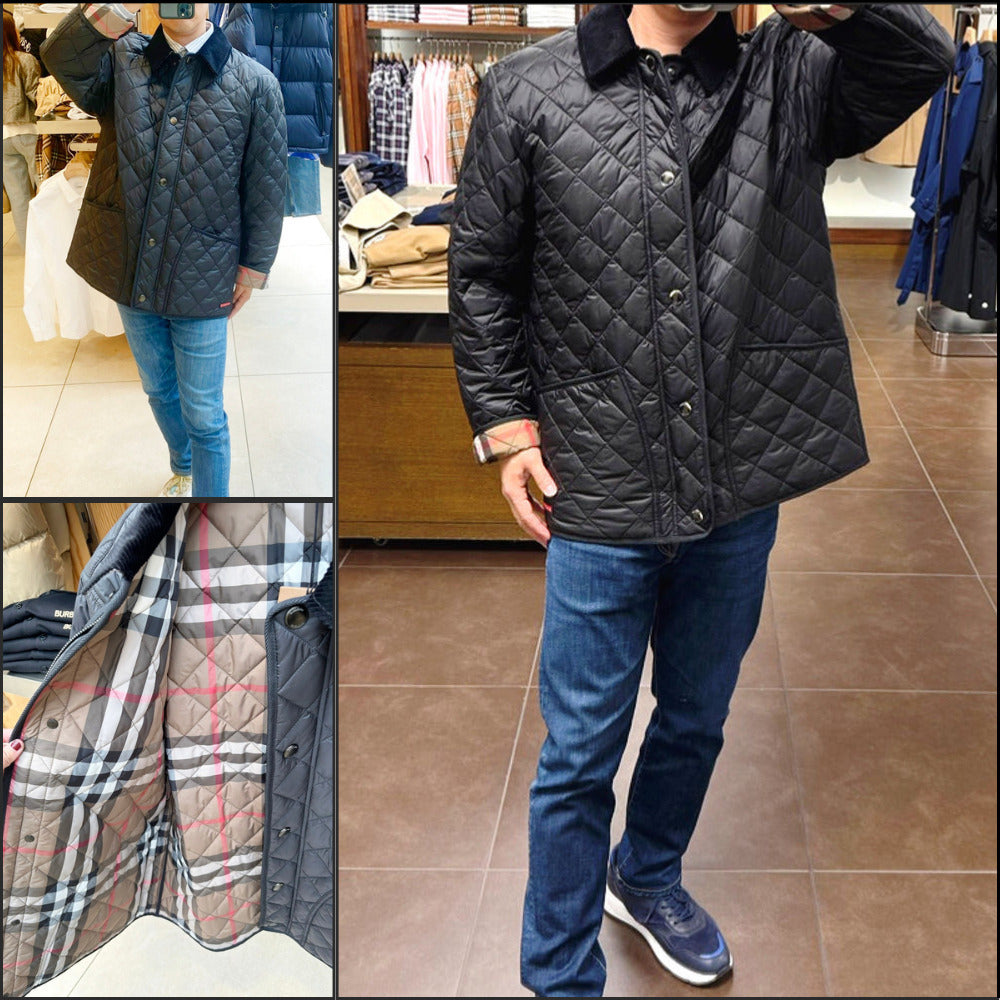 【BURBERRY】Willowbrook Quilted Jacket Black