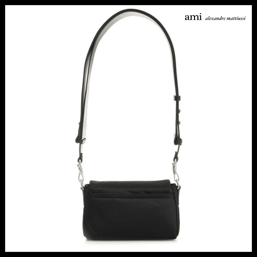 【ami】Black Crossbody Bag