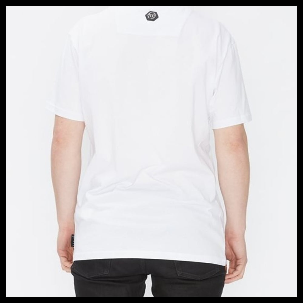 【PHILIPP PLEIN】Iconic Logo Print Short Sleeve T-Shirt