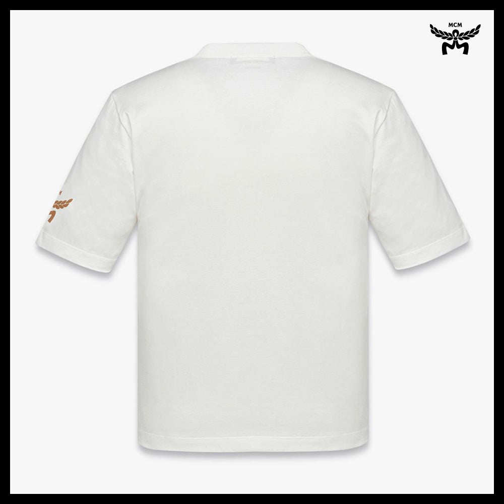 ◆MCM◆ Tシャツ T Shirt White ベア ロゴ