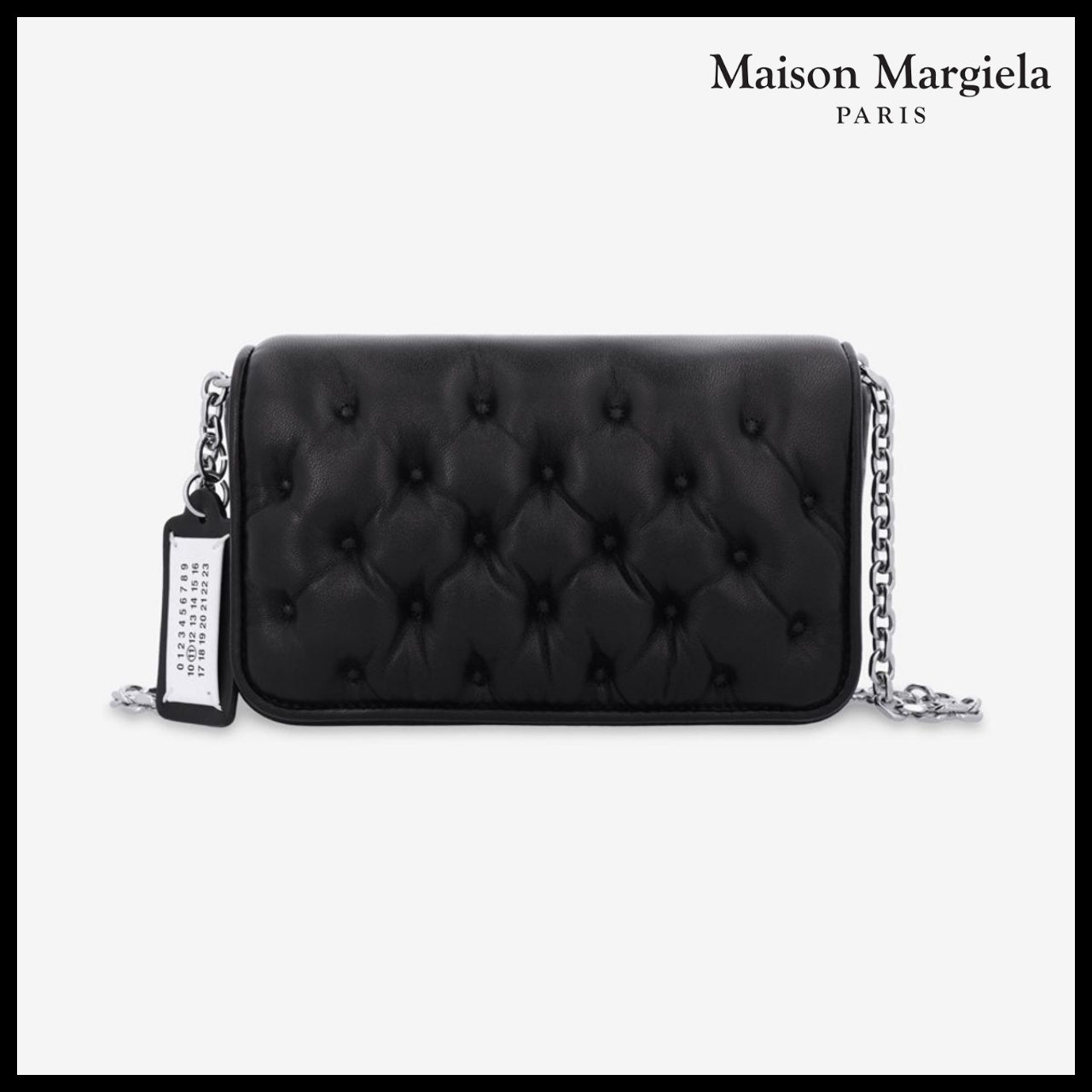 【Maison Margiela】Glam Slam Embroidered Flap Mini Pouch Bag