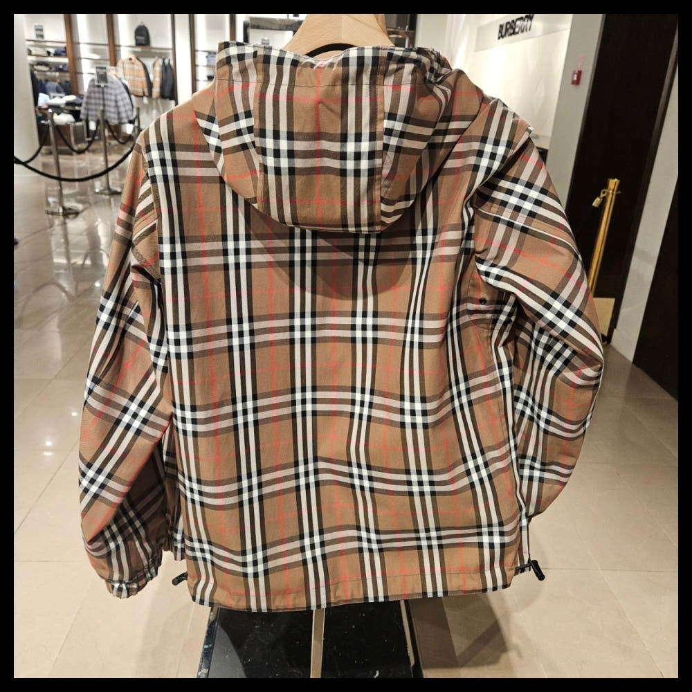 【BURBERRY】Men’s STANFORD Check Reversible Double-Sided