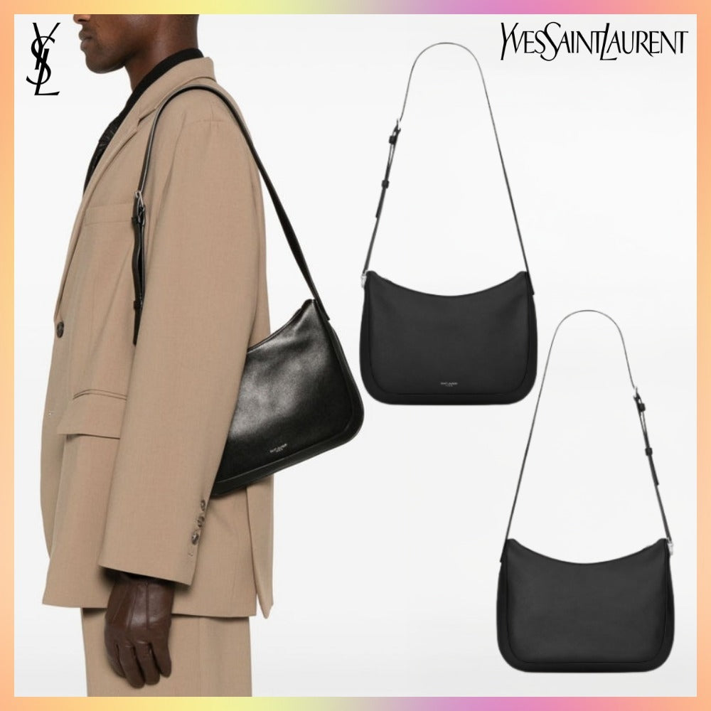 【SAINT LAURENT】 TUC LEATHER CROSSBODY BAG