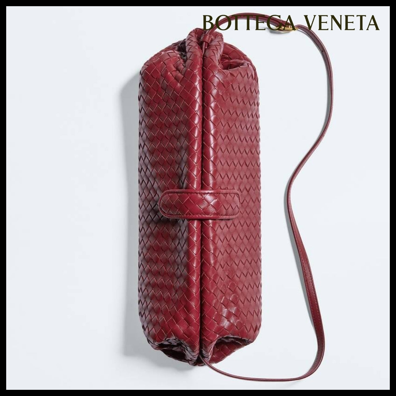 【韓国百貨店 BOTTEGA VENETA】Lauren 1979 Clutch Bag Lava Red