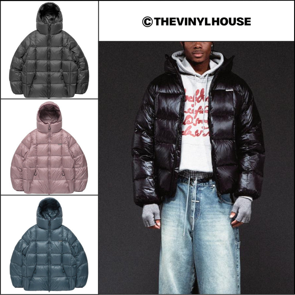 【THEVINYLHOUSE】Hooded duck down jacket (5 colors)