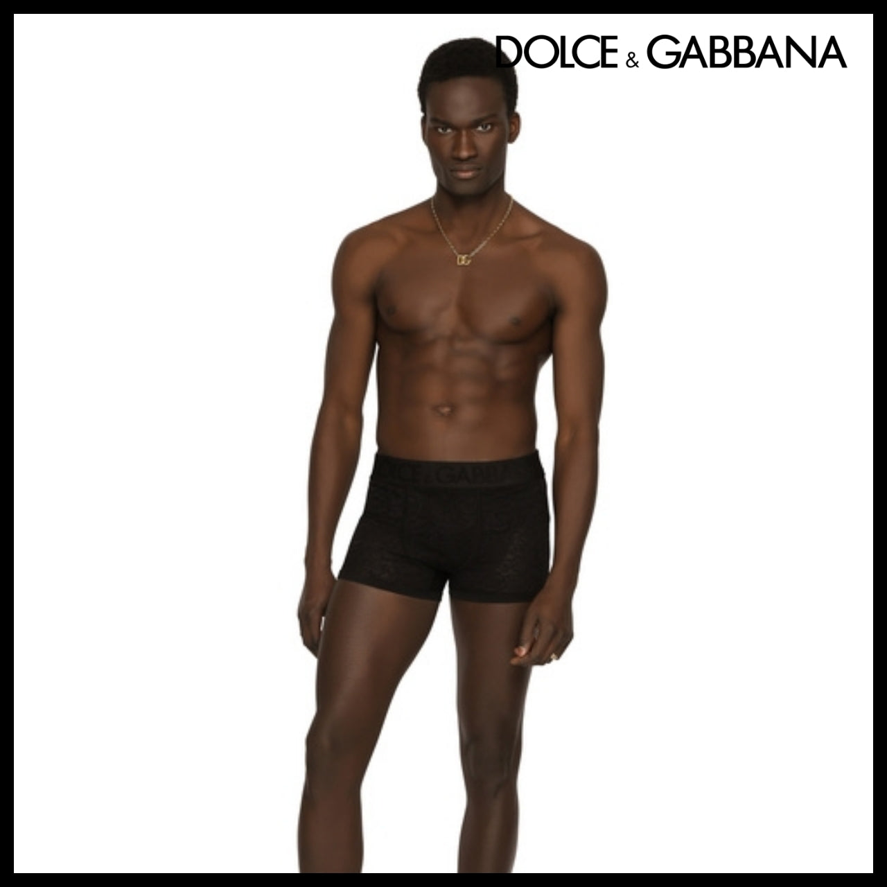 【Dolce & Gabbana】STRETCH LACE FIT BOXERS
