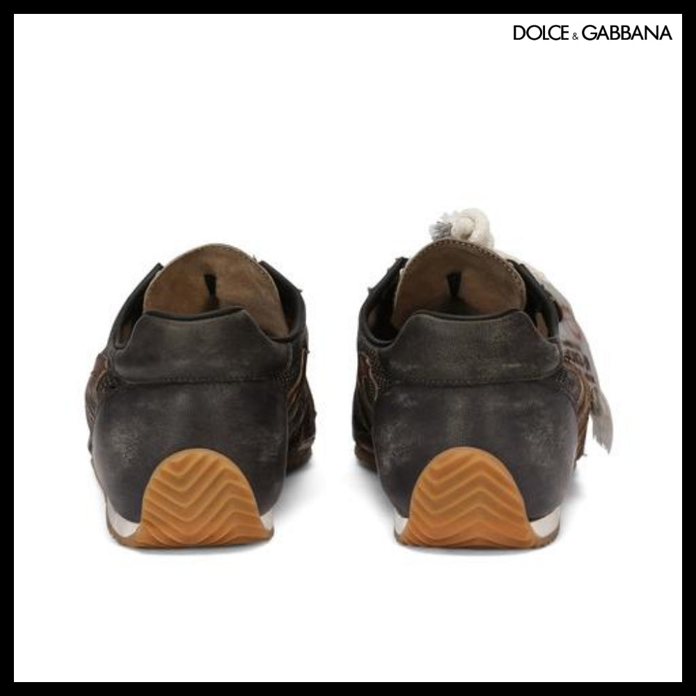 【Dolce & Gabbana】KANGAROO LEATHER THAILANDIA SNEAKERS S479