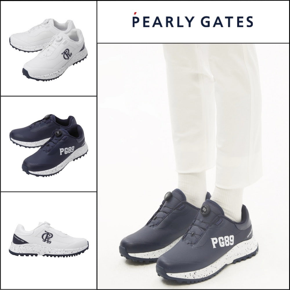 【PEARLY GATES】Painting Block Embossed Logo Dial Boa