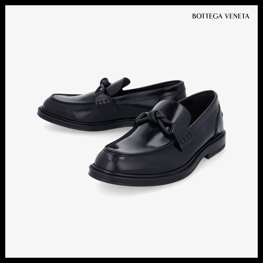 【BOTTEGA VENETA】Astaire Black Loafers