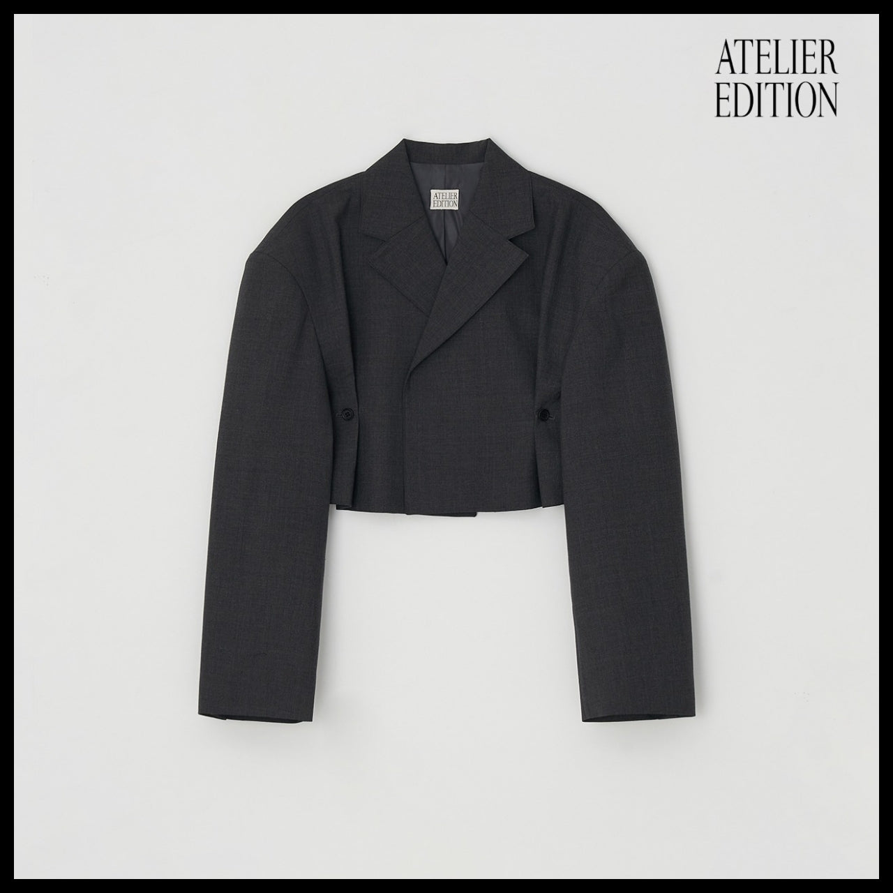【Atelier Edition】Button Crop Jacket
