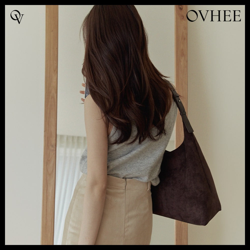 【OVHEE】 FLUME SUEDE HOBO BAG スエードホボバッグです