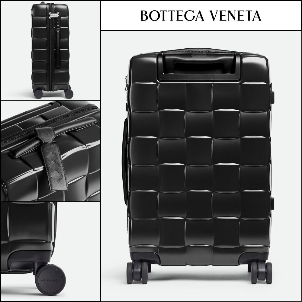 ◆BOTTEGA VENETA◆ODYSSEY CHECK-IN SUITCASE BLACK TRAVERTINE