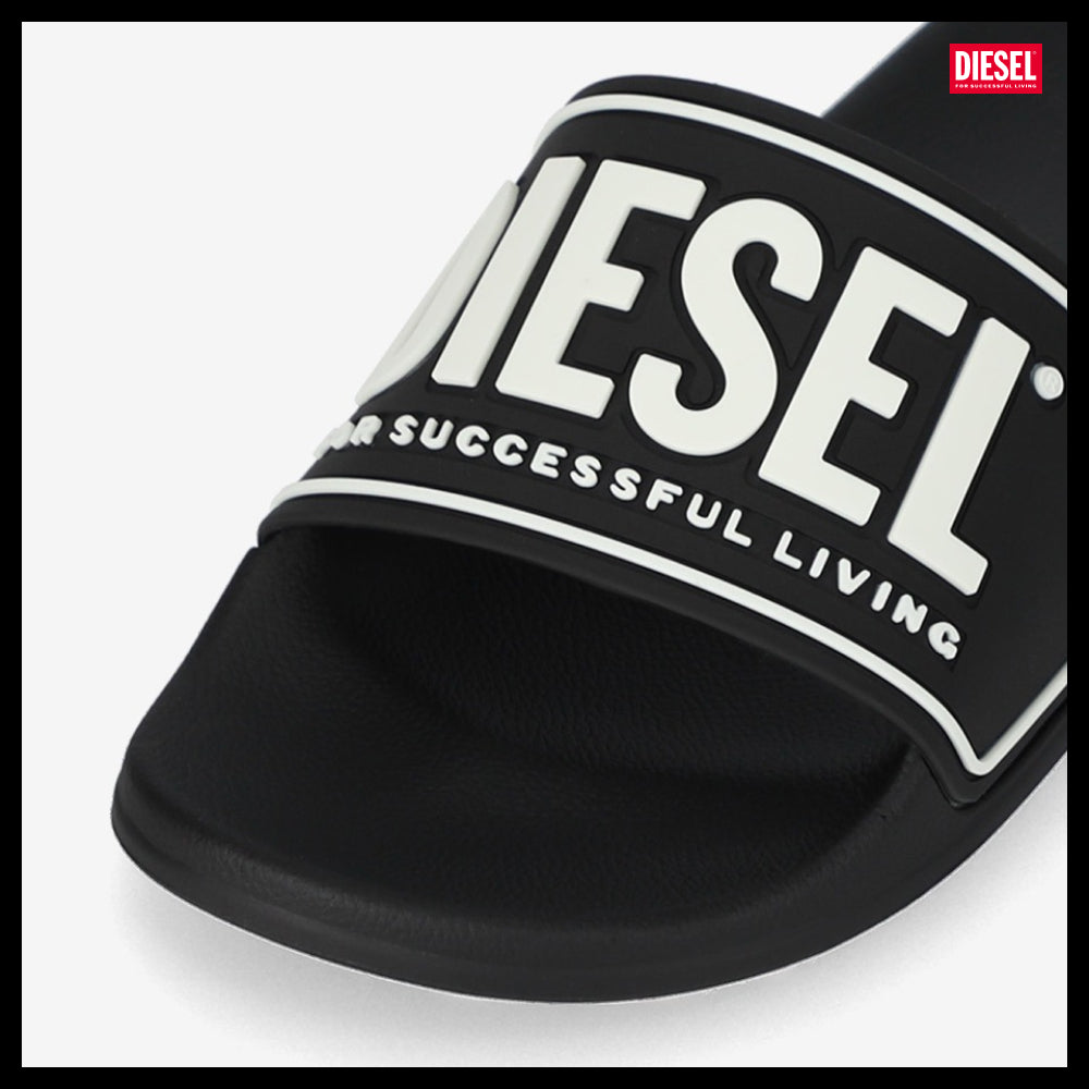 【DIESEL】SA-Mayemi W Slides - Black