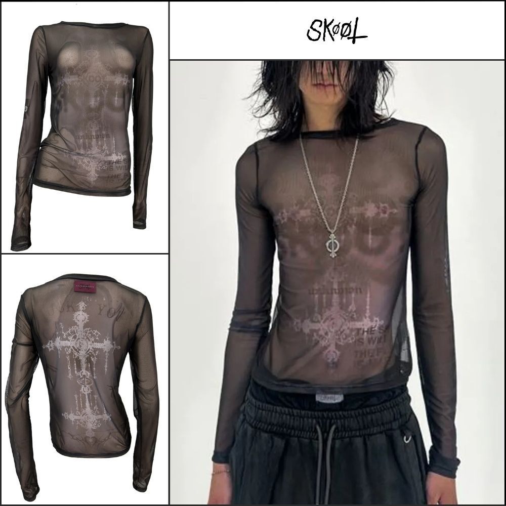 【SKOOT】Facade Mesh Shirt