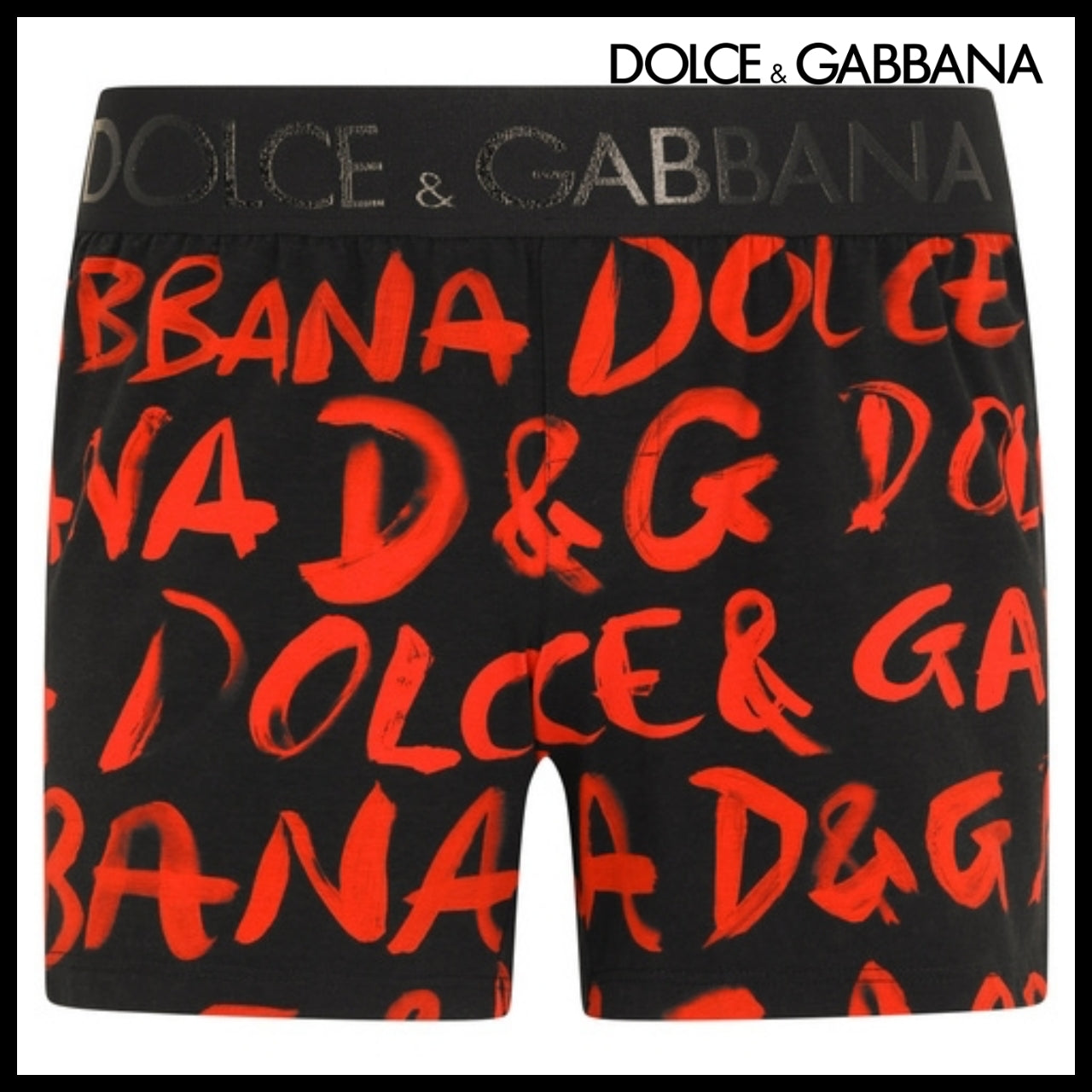 【Dolce & Gabbana】LOGO PRINT TWO-WAY STRETCH JERSEY BOXER