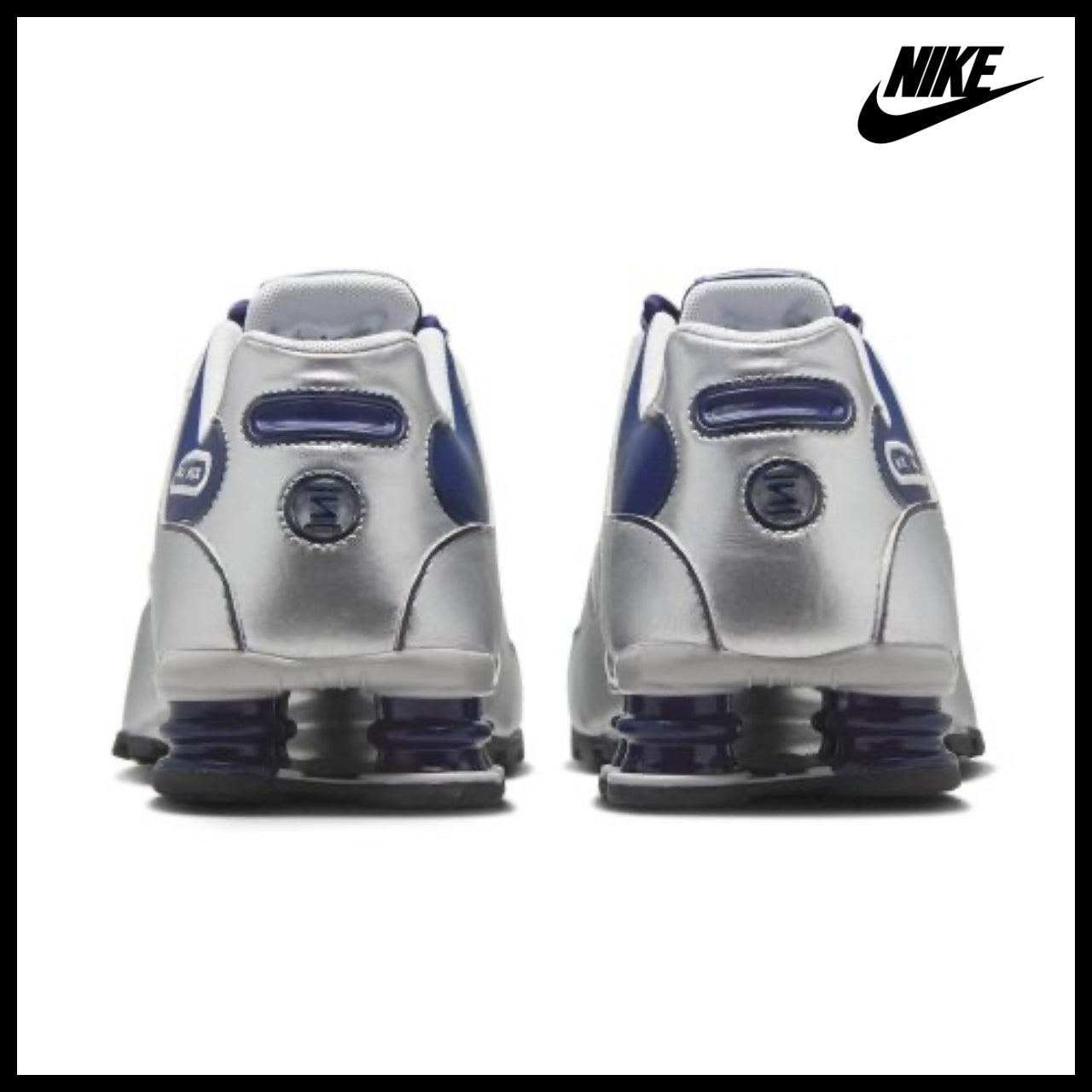 【NIKE】Shox NZ M Midnight Navy Metallic Silver Black Retro