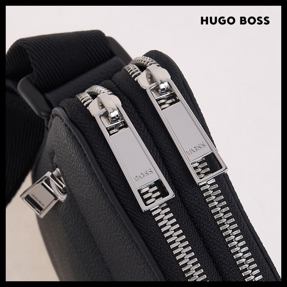 【Hugo Boss】Men's Ray Logo Crossbody Bag