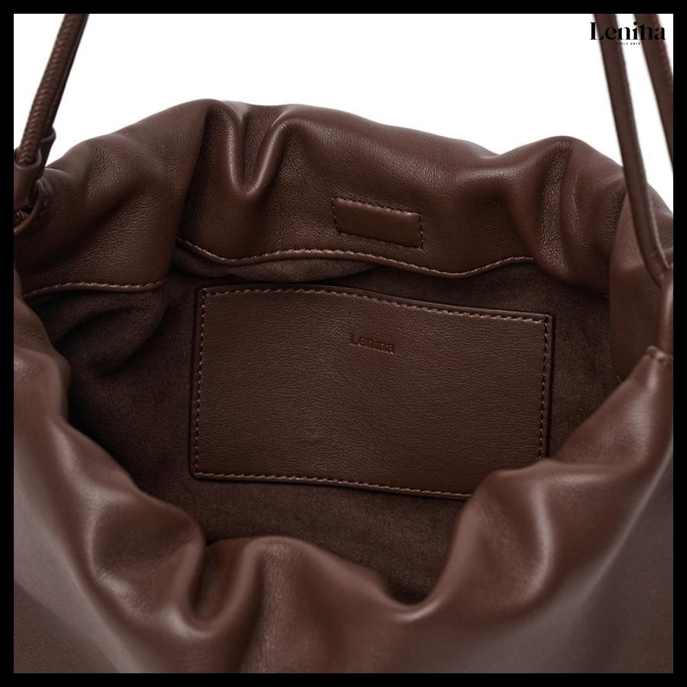 【LENINA】Floria Shoulder Cross Bag Mocha