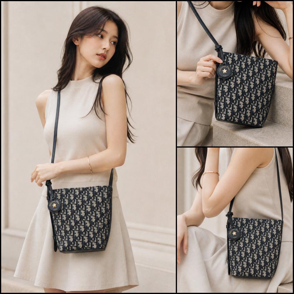 【Dior】Diorstar Mini Bucket Bag