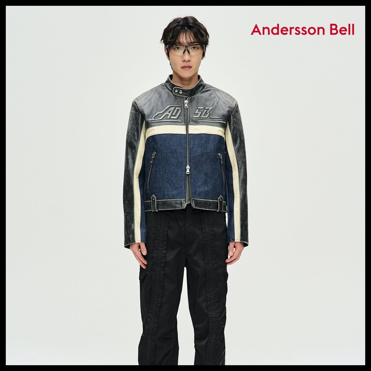 【ANDERSSON BELL】Racing Leather Jacket (2 Colors)