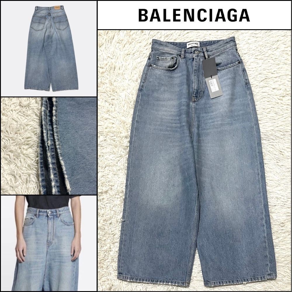 ★BALENCIAGAアウトレットセール ★ROversized Low Crotch Denim