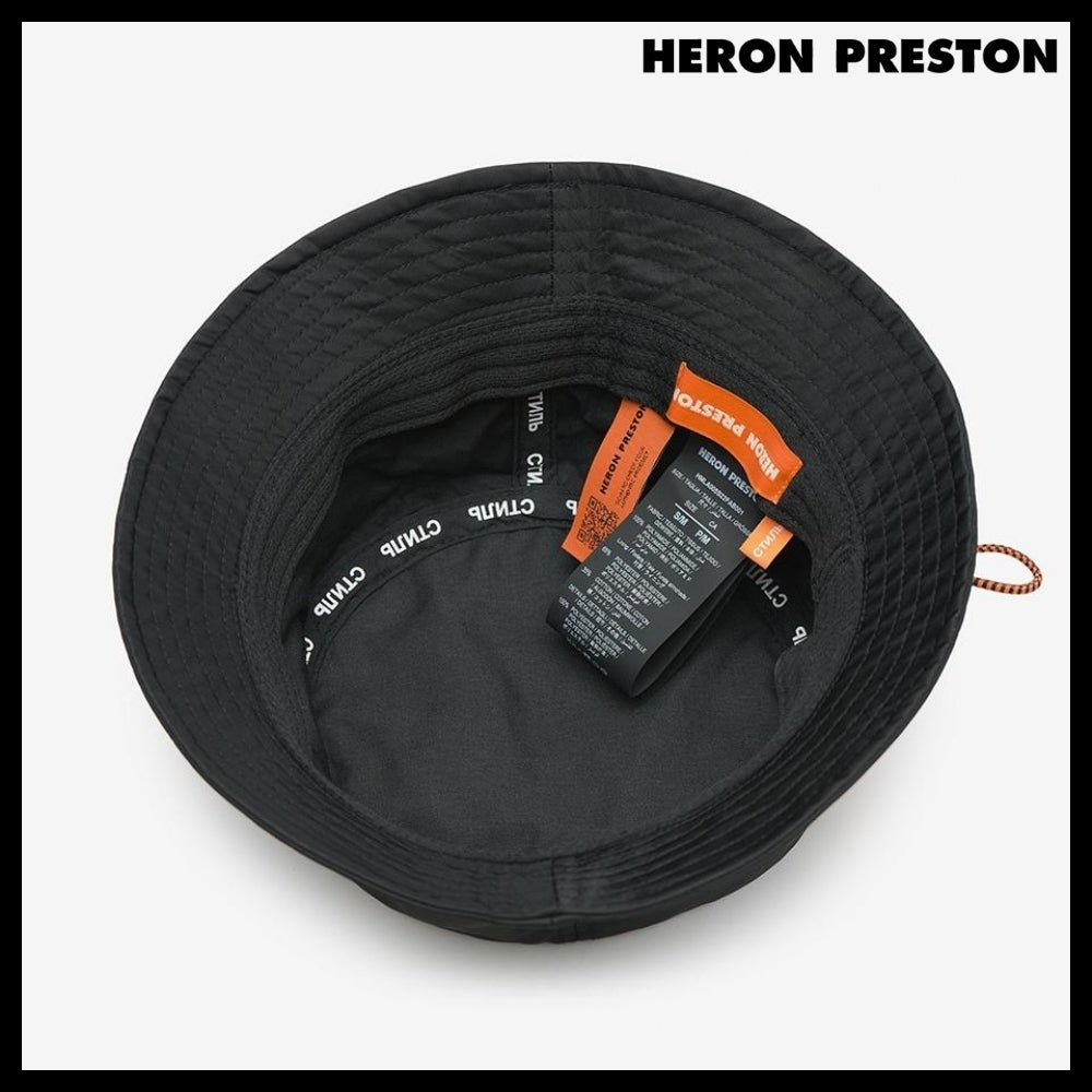 【HERON PRESTON】CTNMB バケットハット - ブラック