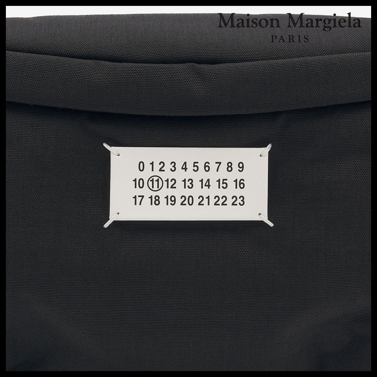 【Maison Margiela】Glam Slam Belt Crossbody Bag - Black