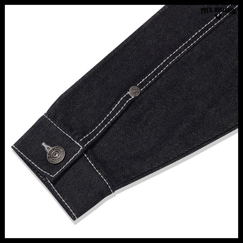 【TRUE RELIGION x KIRSH】Stitch Point Denim Crop Jacket