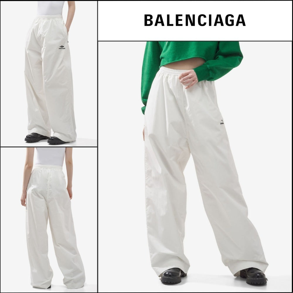 【BALENCIAGA】3B Sports Icon Tracksuit Pants White