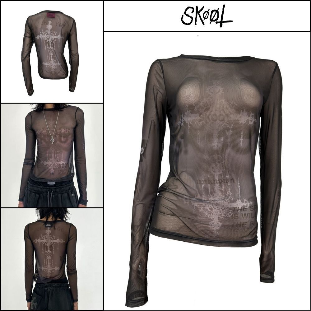 【SKOOT】Facade Mesh Shirt