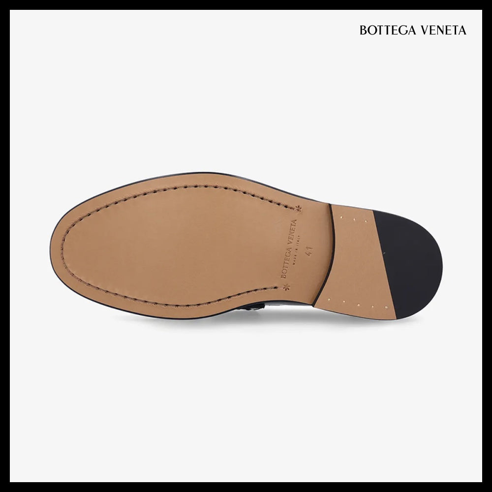 【BOTTEGA VENETA】Astaire Black Loafers