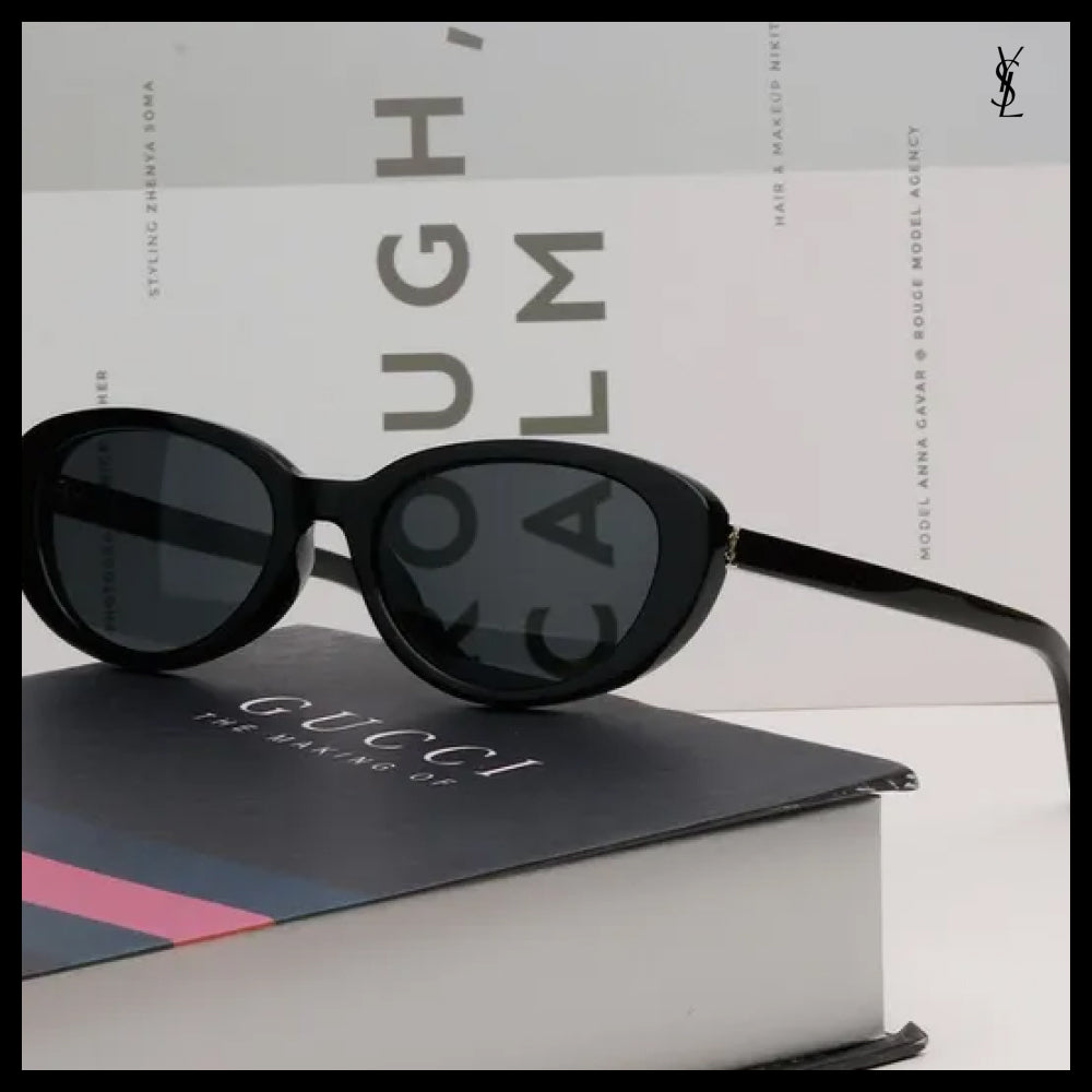 【Saint Laurent】Oval Sunglasses Asian Fit Women’s Luxury