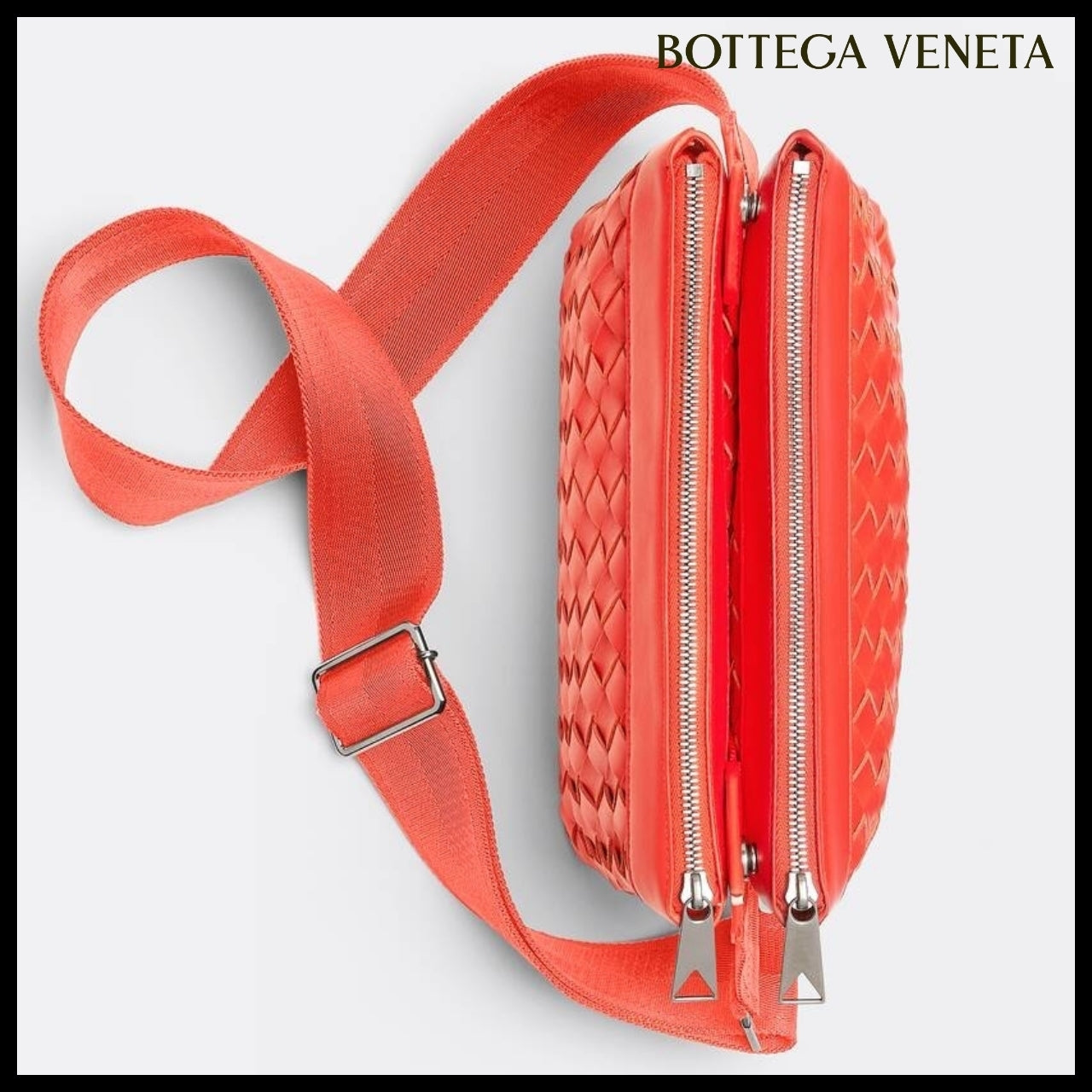 【BOTTEGA VENETA】INTRECCIATO BAG BONDED SUEDE TOMATO