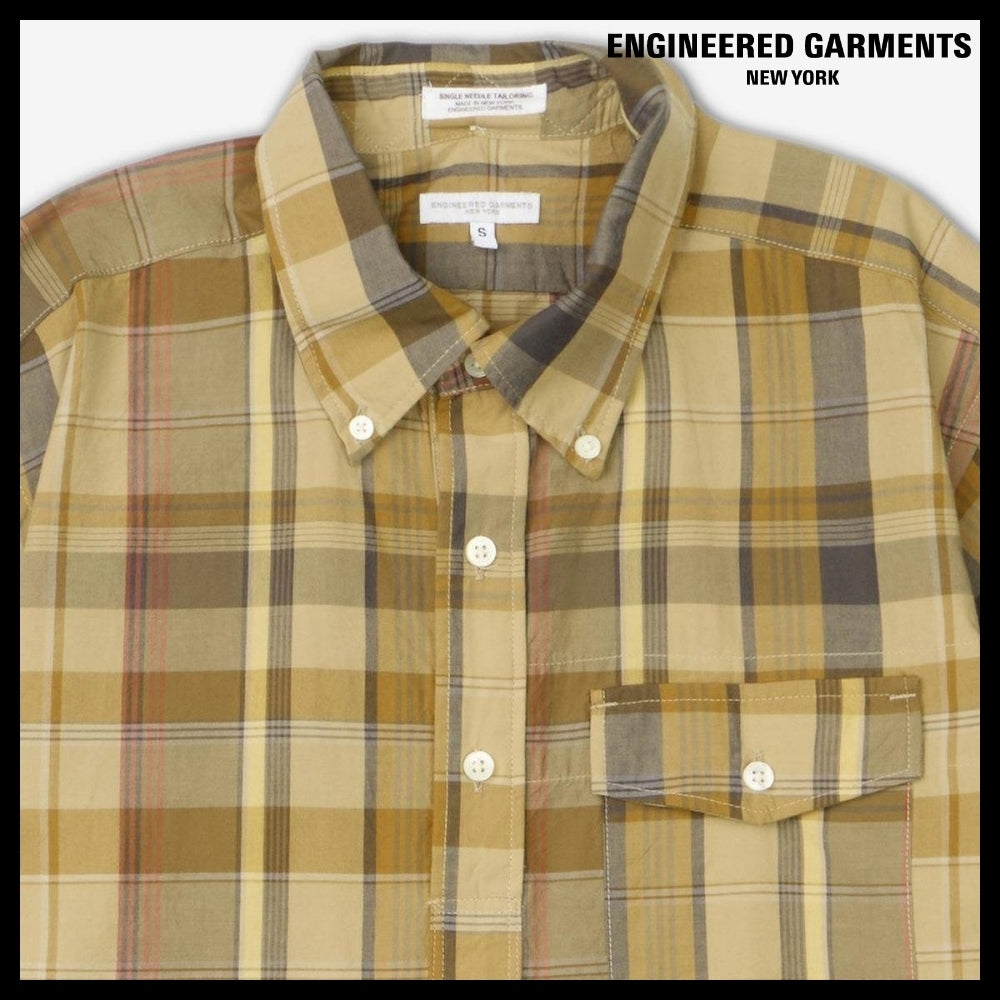 ◆Engineered Garments◆ ポップオーバー BDシャツ オリーブ