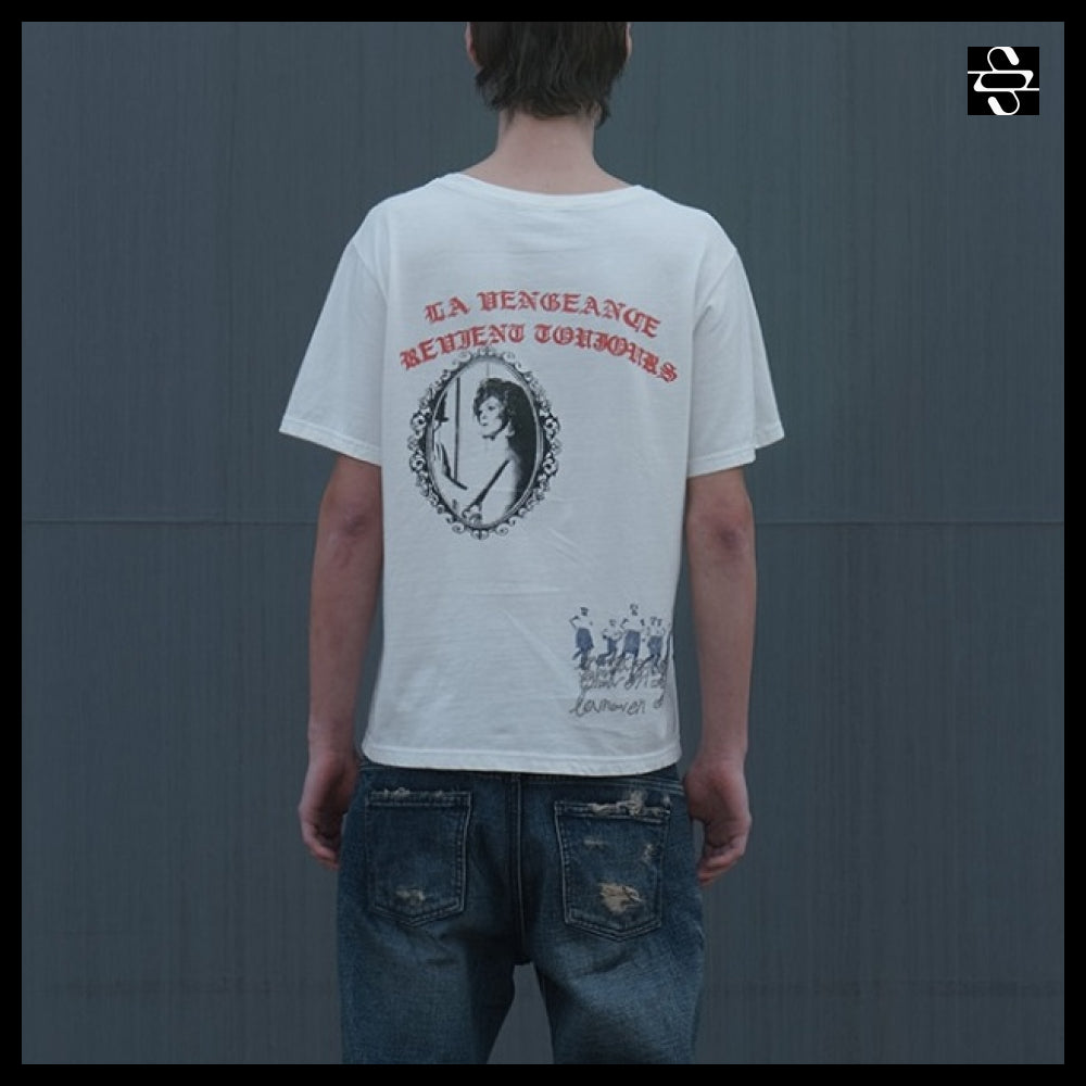 【SUNDAYOFFCLUB】Le Cercle Rouge Rhinestone T Shirt