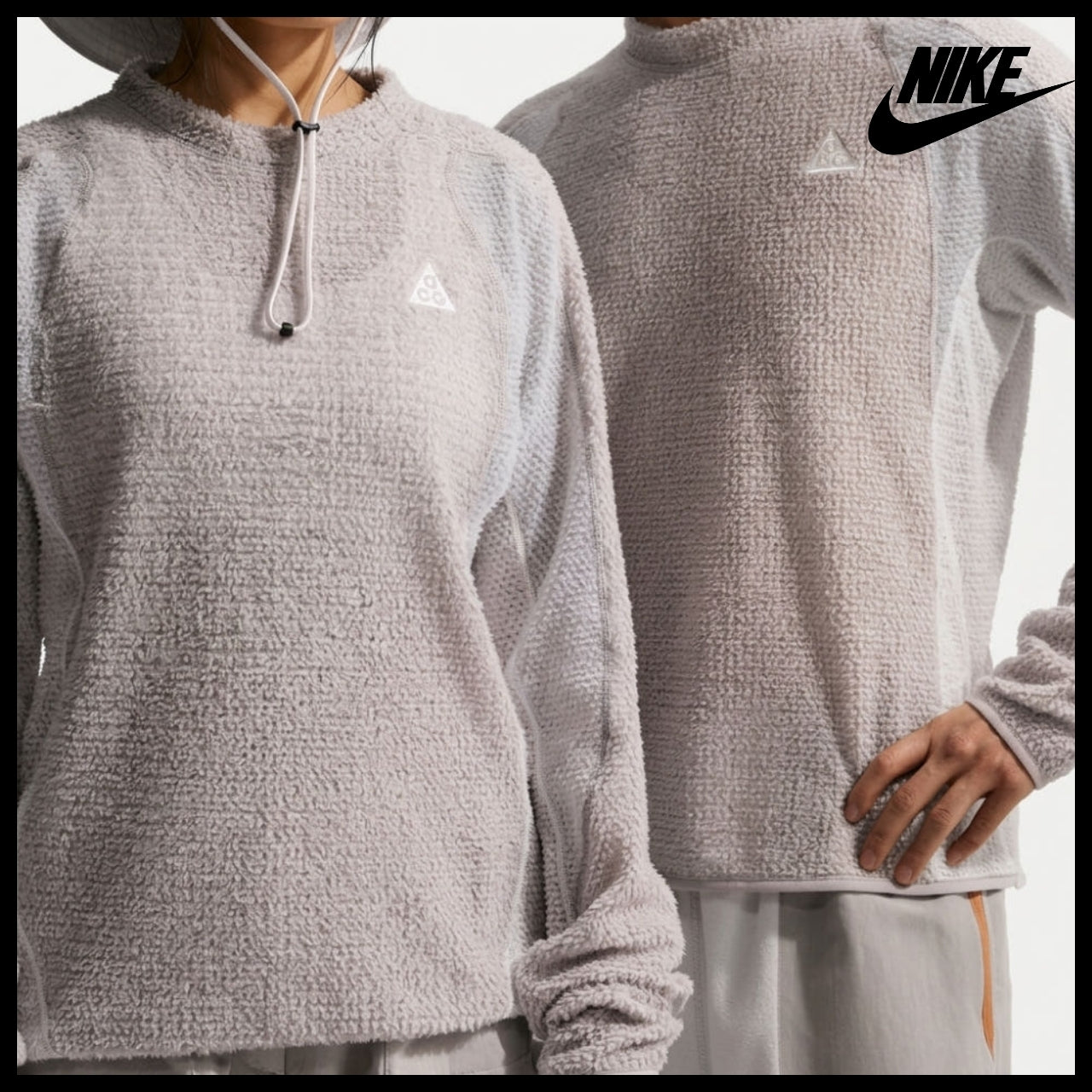 【Nike ACG】 Wolf Lichen Polartec Crew Sweatshirt