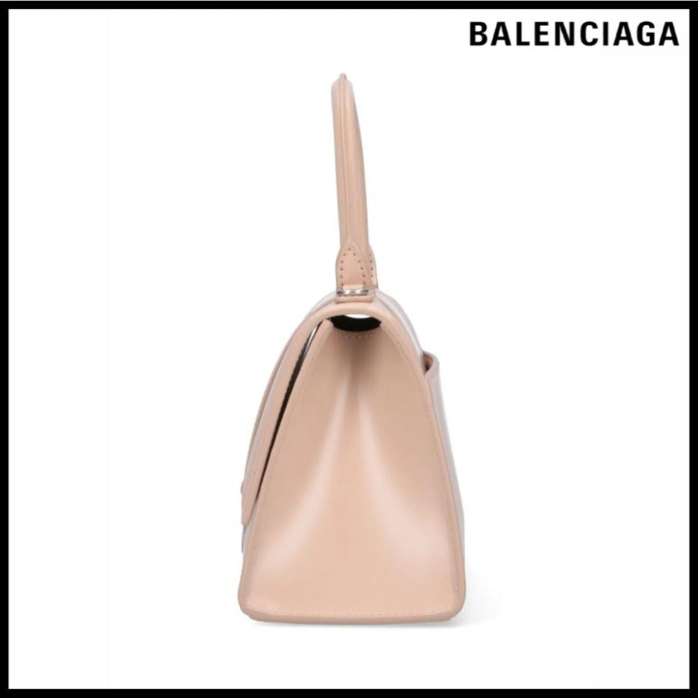 【BALENCIAGA】Hourglass Small Handbag in Beige