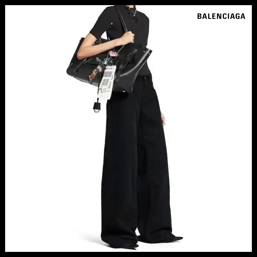【BALENCIAGA】Wide Leg Baggy Pants in Black
