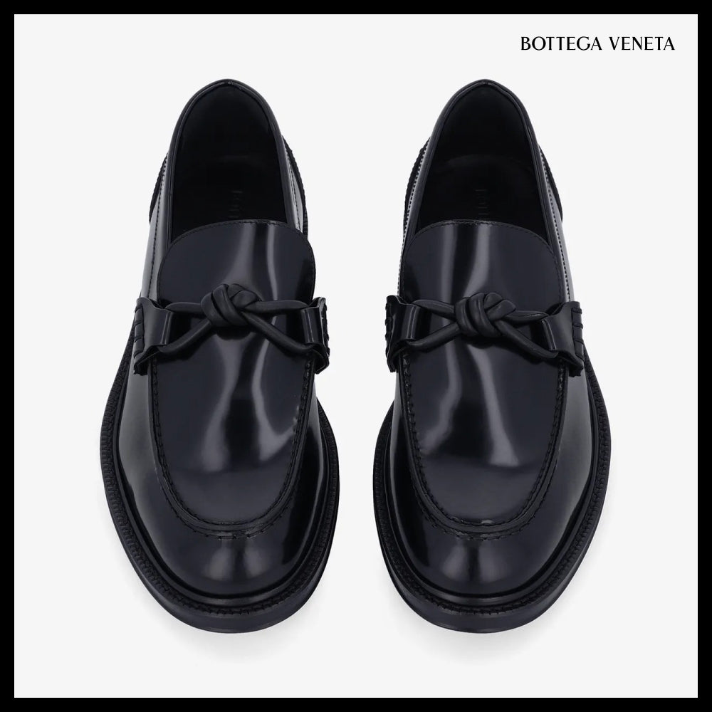 【BOTTEGA VENETA】Astaire Black Loafers