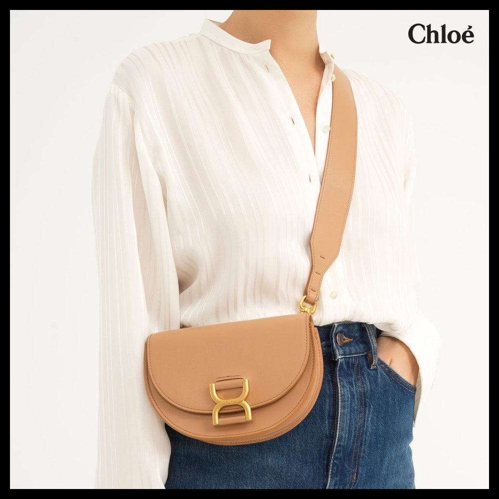 【Chloe】Marcie Flap Bag Light Tan