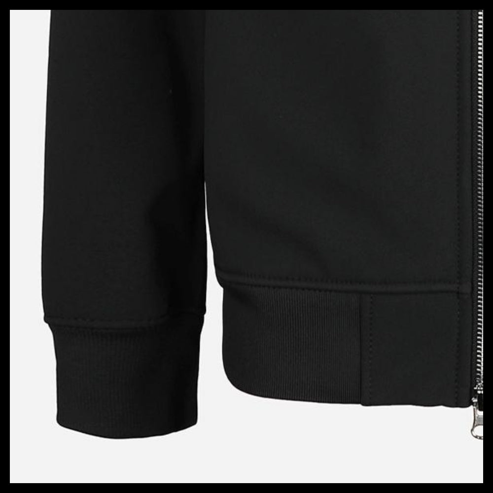 【Stone Island】Soft Shell Hooded Jacket Black
