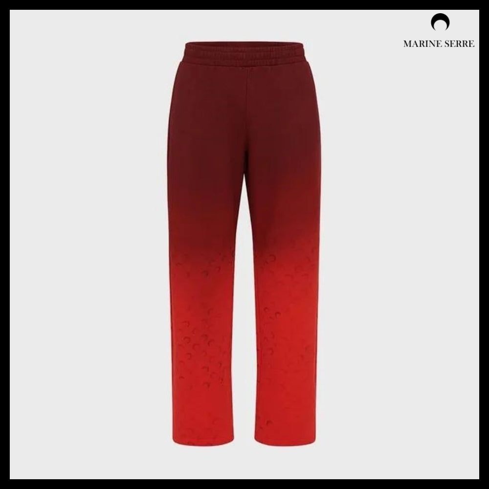 【MARINE SERRE】MOON FADED FLEECE SWEATPANTS 3 Colors